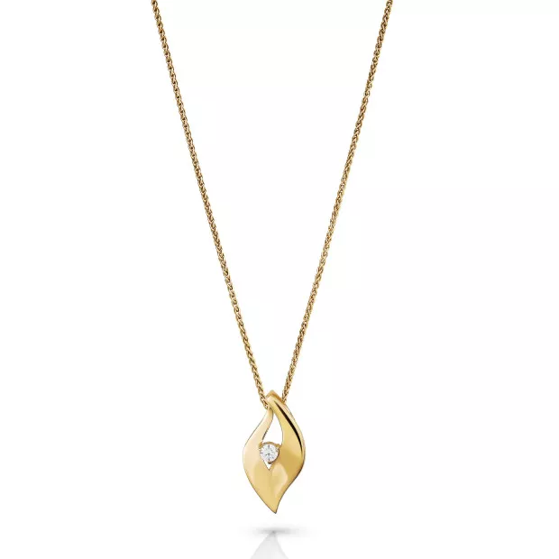 Orphelia Milan Silver Set: Chain-pendant + Earrings SET-7519/G