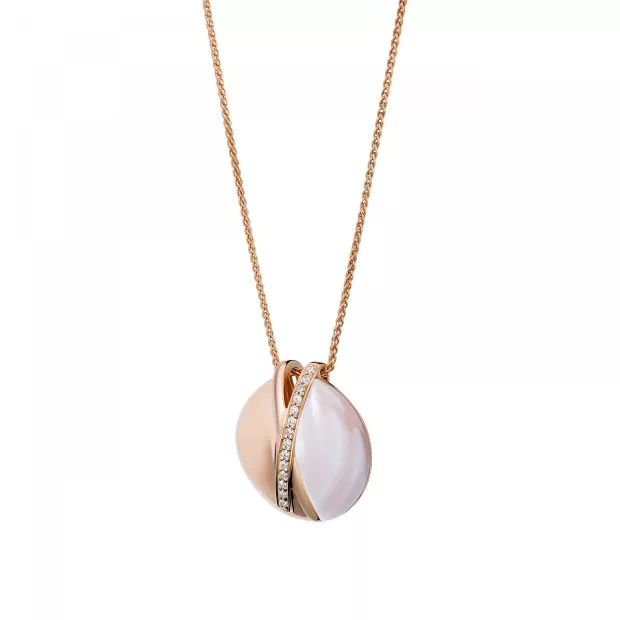 Orphelia Moragene Silver Chain With Pendant ZH-7506/RG