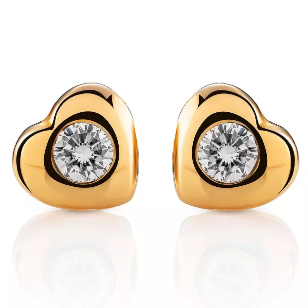 Orphelia Murielle Yellow-gold 18k Stud Earrings OD-5011