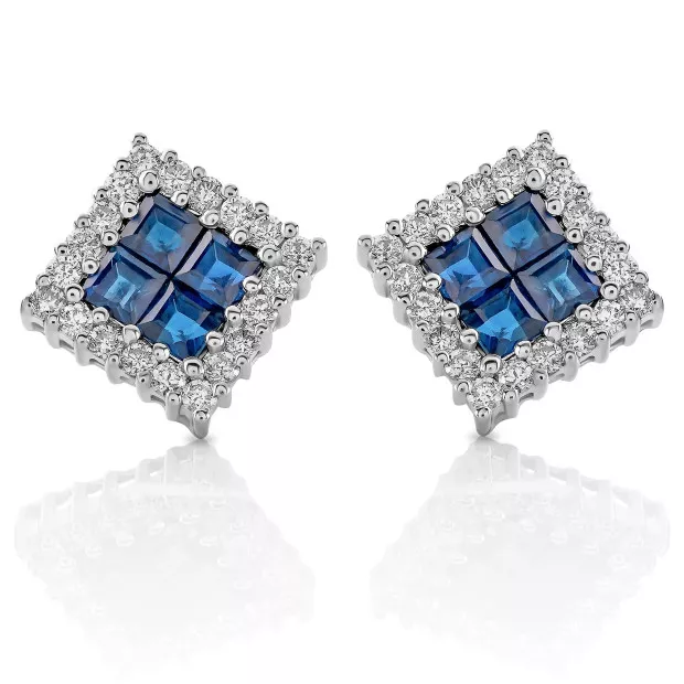 Orphelia Natalie White-gold 18k Stud Earrings OD-5233