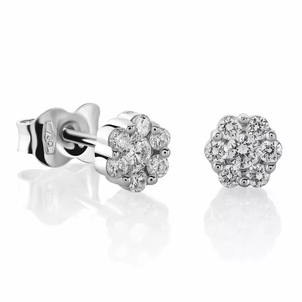 orphelia Norvina White-gold 18k Stud Earrings OD-5326