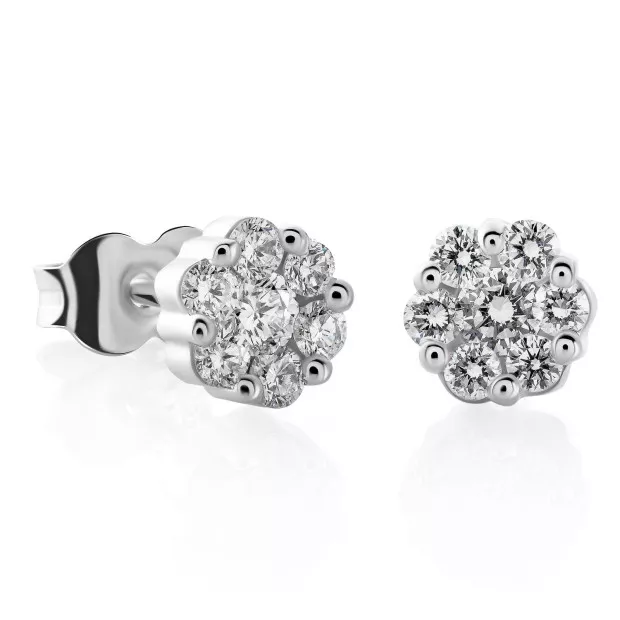 orphelia Norvina White-gold 18k Stud Earrings OD-5327