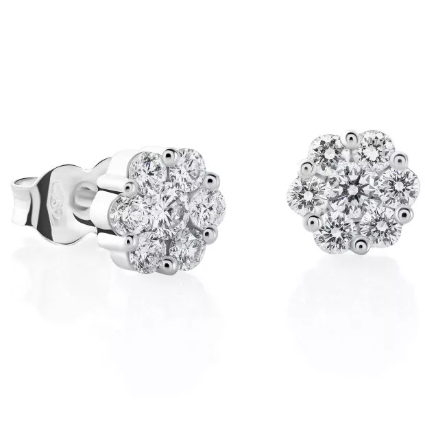 orphelia Norvina White-gold 18k Stud Earrings OD-5328