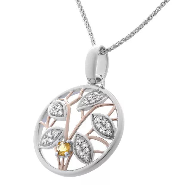 orphelia Oceane Silver Chain With Pendant ZH-7090/1
