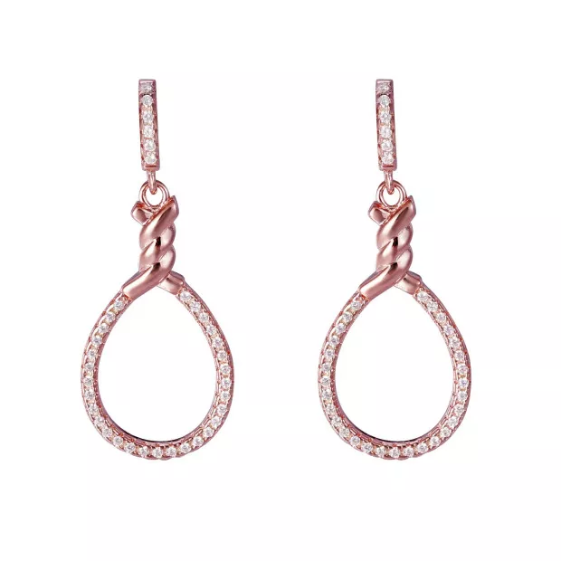 orphelia Aava Silver Drop Earrings ZO-7421