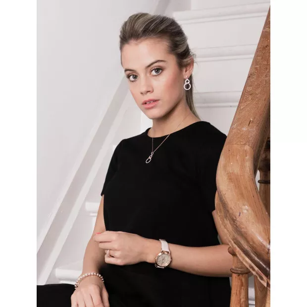 Orphelia Aavia Silver Drop Earrings ZO-7422