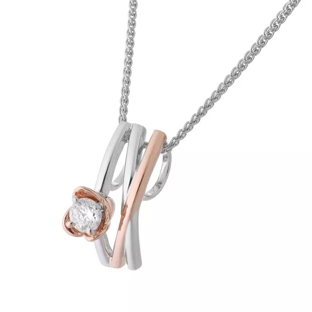 orphelia Adele Silver Chain With Pendant ZH-7094