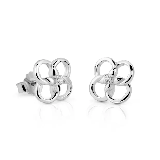 Orphelia Aida Silver Stud Earrings ZO-7472