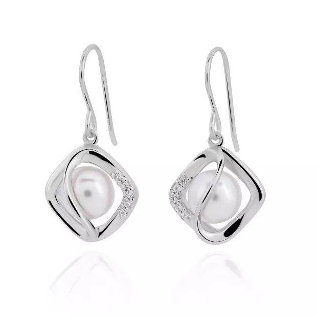 Orphelia Aina Silver Drop Earrings ZO-7471