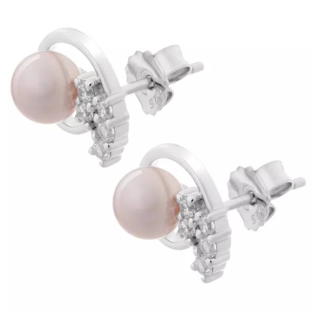 Orphelia Alanna Silver Stud Earrings ZO-7117
