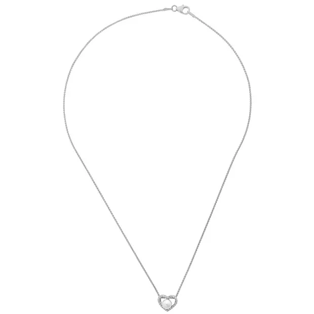 Orphelia Alberte Silver Chain With Pendant ZH-7233
