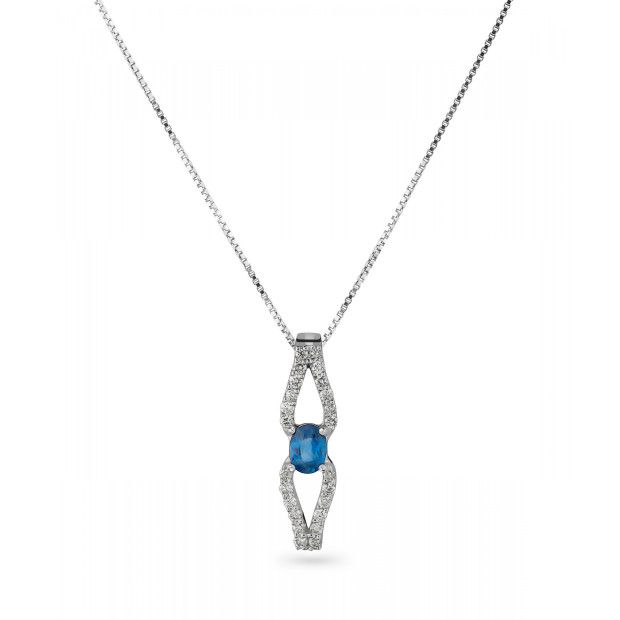 Orphelia Albertine White-gold 18k Pendant HD-4203