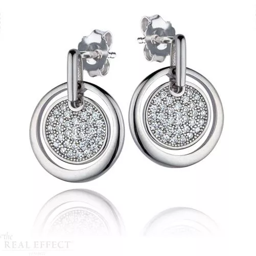 Orphelia Alekszandra Silver Drop Earrings ZO-7354