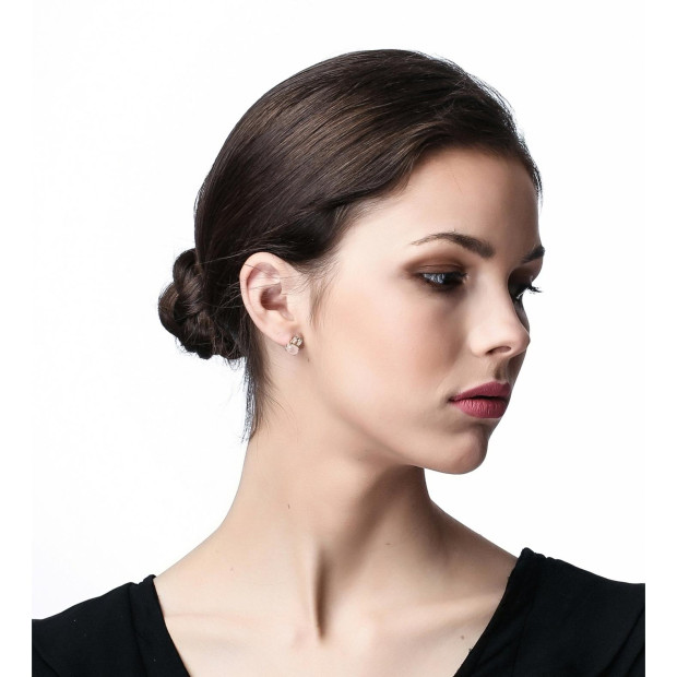 Orphelia Alena Silver Stud Earrings ZO-7122/G