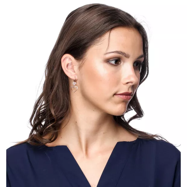 Orphelia Alfina Silver Drop Earrings ZO-7383