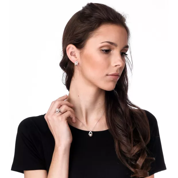 Orphelia Aliana Silver Chain With Pendant ZH-7115