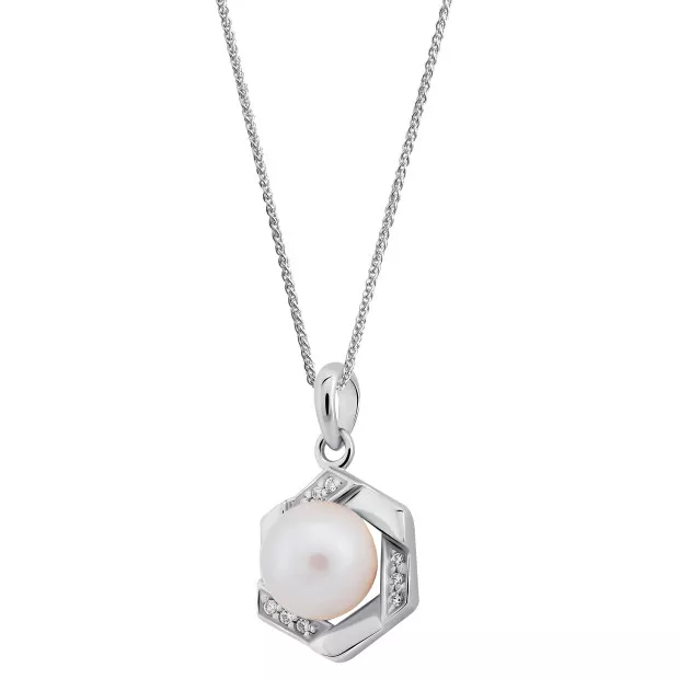 Orphelia Aliva Silver Chain With Pendant ZH-7469
