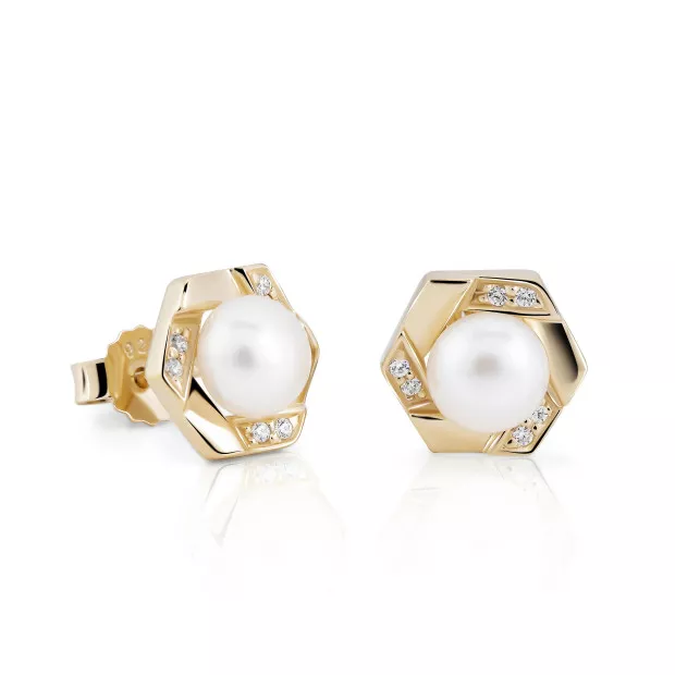 Orphelia Aliva Silver Stud Earrings ZO-7469/G