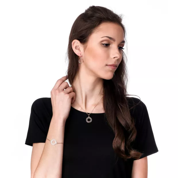 Orphelia Amada Silver Drop Earrings ZO-7075/1