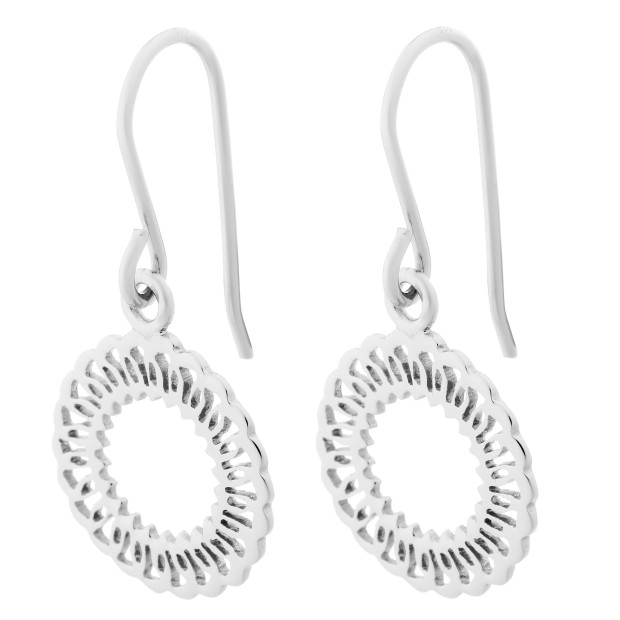 Orphelia Amada Silver Drop Earrings ZO-7075