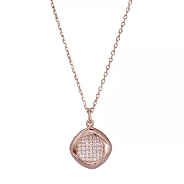 orphelia Amalia Silver Chain With Pendant ZH-7442