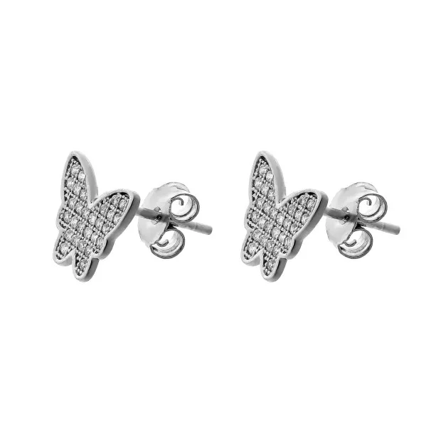 Orphelia Amaya Silver Stud Earrings ZO-7316