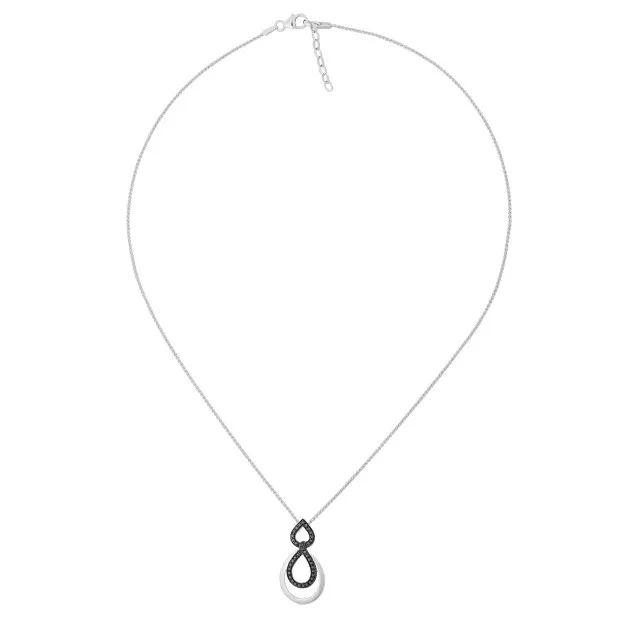 Orphelia Amber Silver Chain With Pendant ZH-7092/2