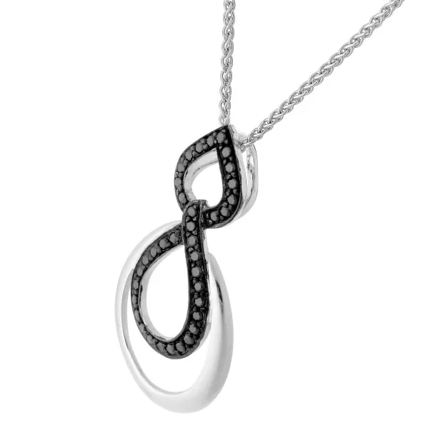 orphelia Amber Silver Chain With Pendant ZH-7092/2
