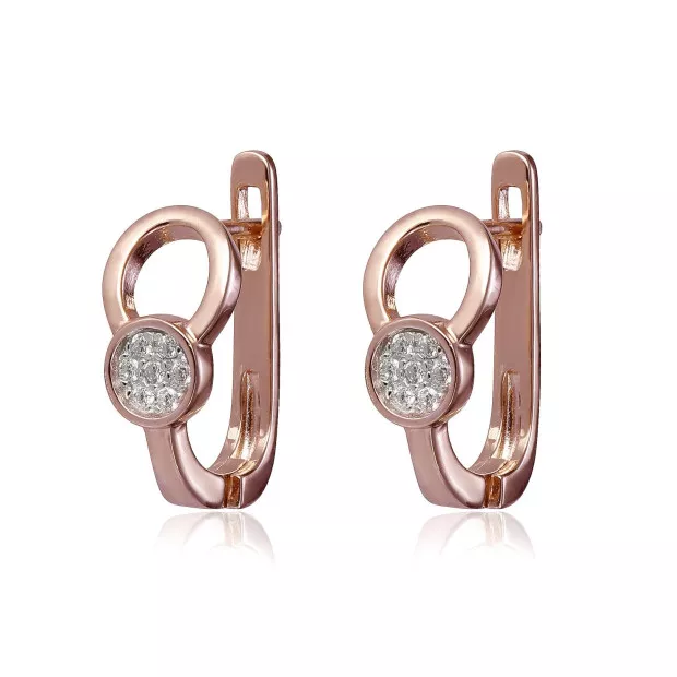 orphelia Ambra Silver Hoop Earrings ZO-7439