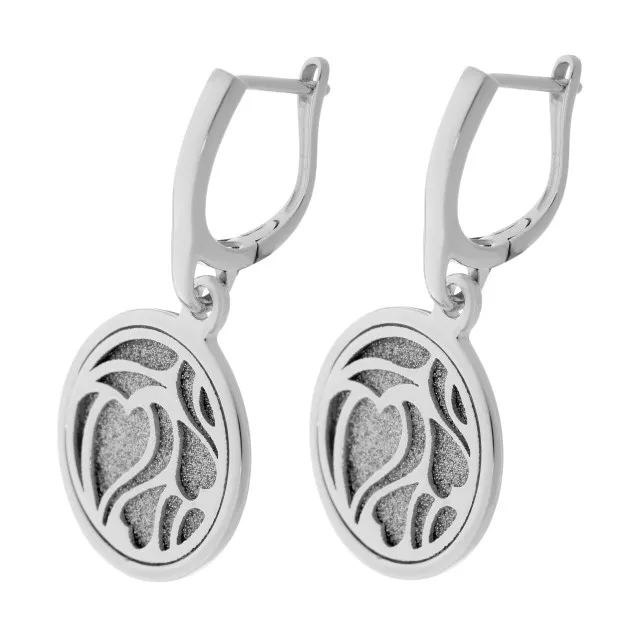 Orphelia Anabel Silver Drop Earrings ZO-7097