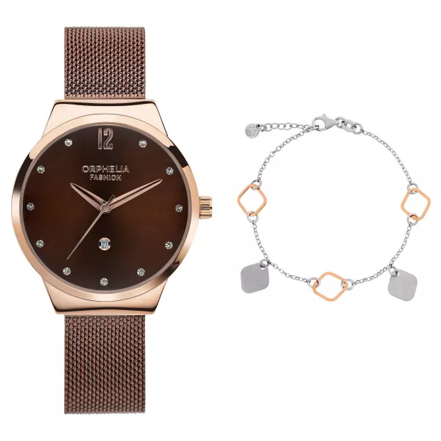 orphelia Analogue Women's Watch SET-714813/BR