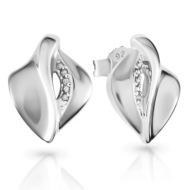 orphelia Anet Silver Stud Earrings ZO-7520