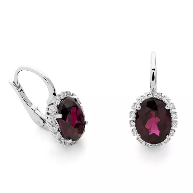 orphelia Anna White-gold 18k Drop Earrings OD-5335
