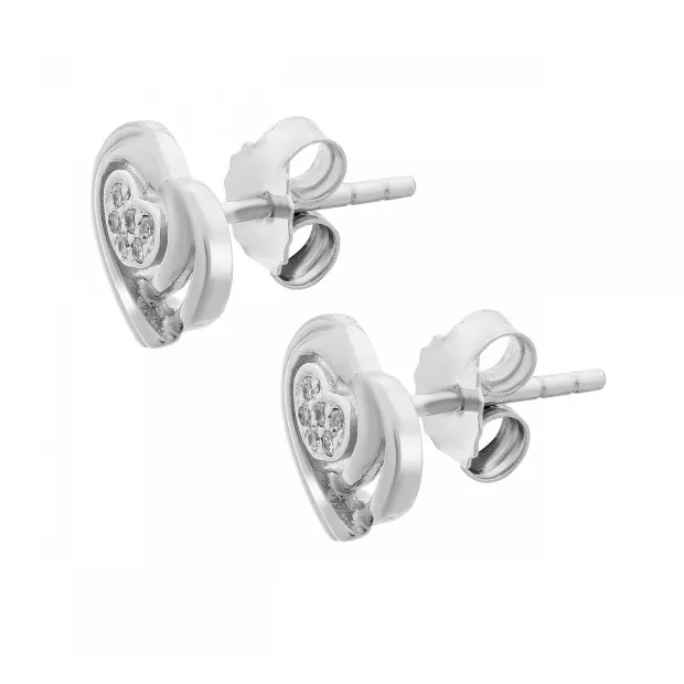 Orphelia Anni Silver Stud Earrings ZO-7368