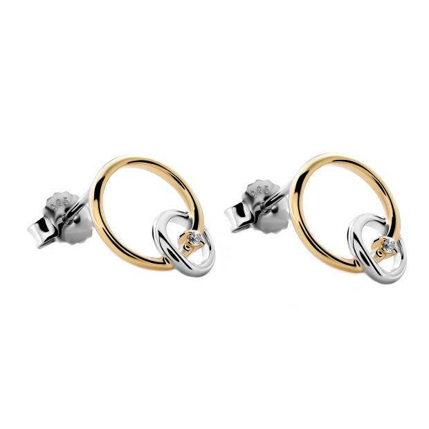 Orphelia Antoine Silver Stud Earrings ZO-7503/1