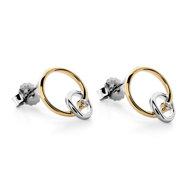 Orphelia Antoine Silver Stud Earrings ZO-7503/1