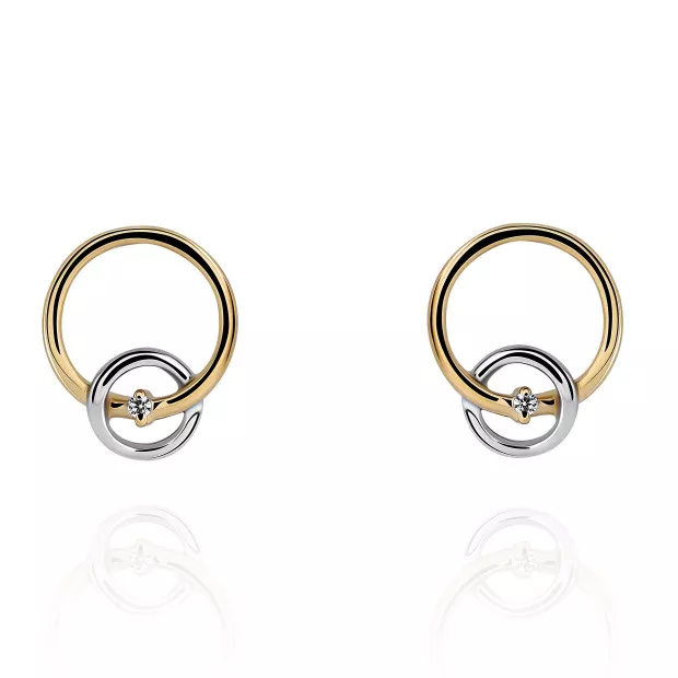 orphelia Antoine Silver Stud Earrings ZO-7503/1