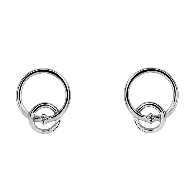 Orphelia Antoine Silver Stud Earrings ZO-7503