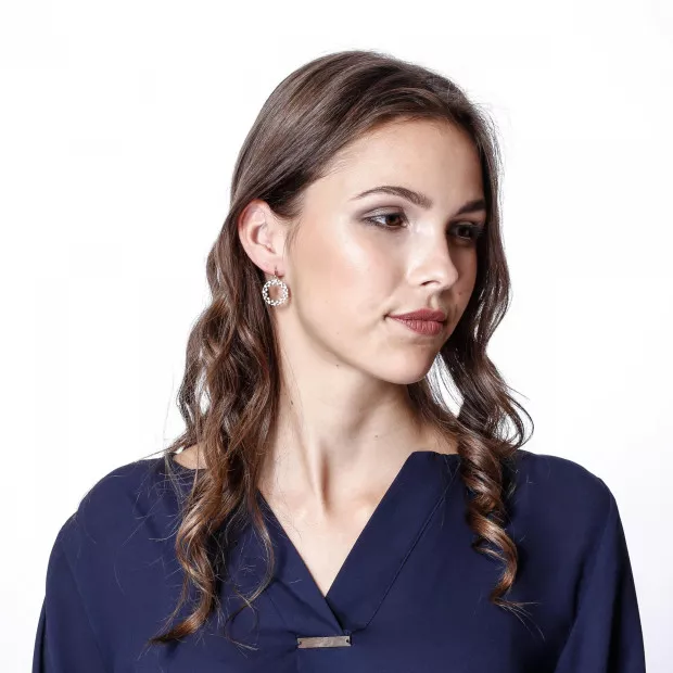 Orphelia Ardelle Silver Drop Earrings ZO-7464