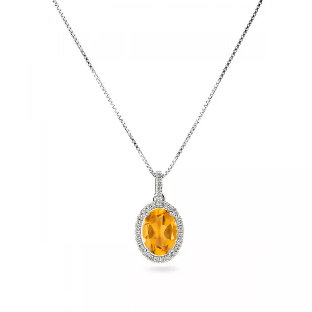 Orphelia Astrid White-gold 18k Pendant HD-4202