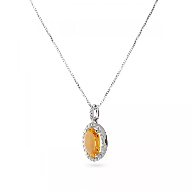 Orphelia Astrid White-gold 18k Pendant HD-4202