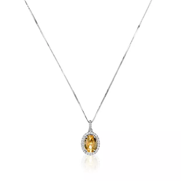 Orphelia Astrid White-gold 18k Pendant HD-4202