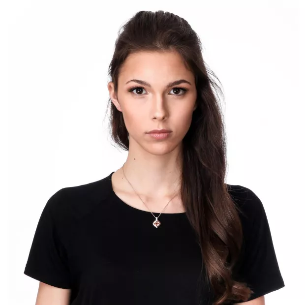 Orphelia Athena Silver Chain With Pendant ZH-7113