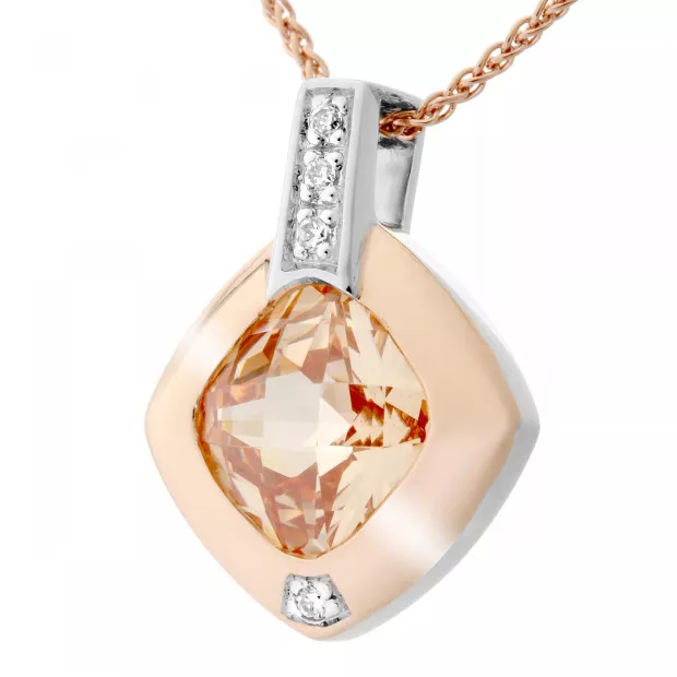 orphelia Athena Silver Chain With Pendant ZH-7113