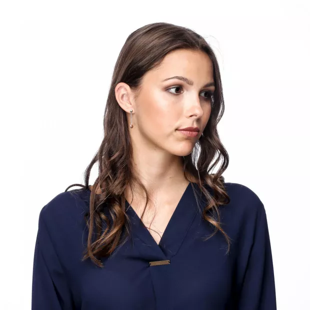 Orphelia Aurelie Silver Drop Earrings ZO-7385