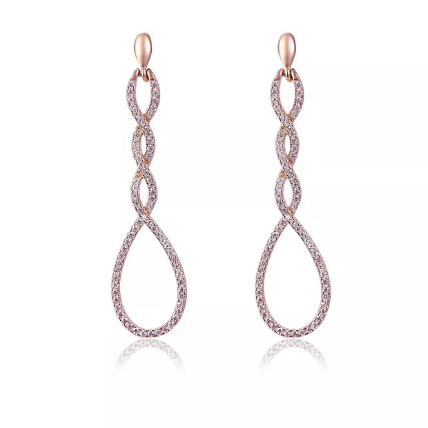 orphelia Aurora Silver Drop Earrings ZO-7459