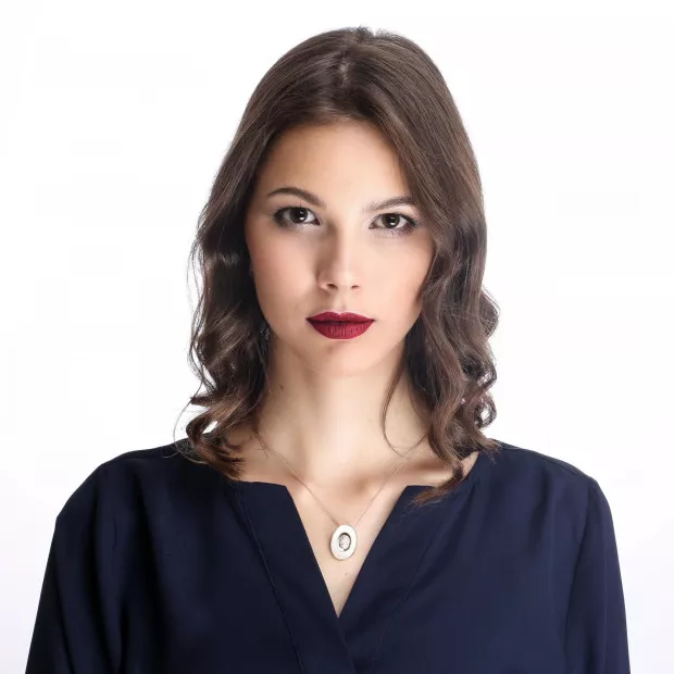 Orphelia Aurori Silver Chain With Pendant ZH-7292