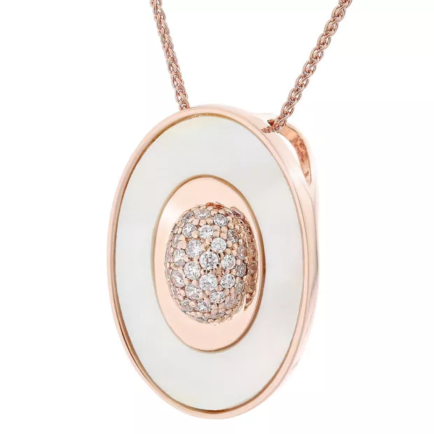 orphelia Aurori Silver Chain With Pendant ZH-7292