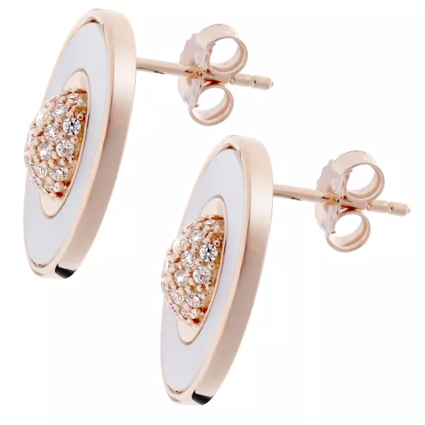 Orphelia Aurori Silver Stud Earrings ZO-7292