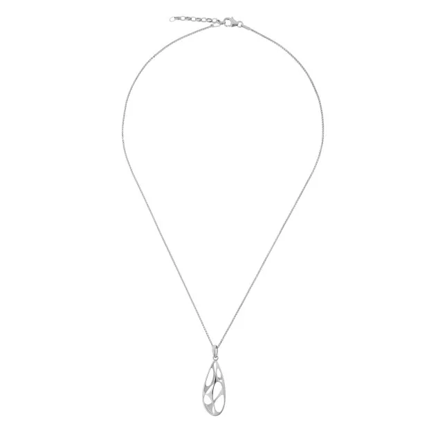 Orphelia Ava Silver Chain With Pendant ZH-7374